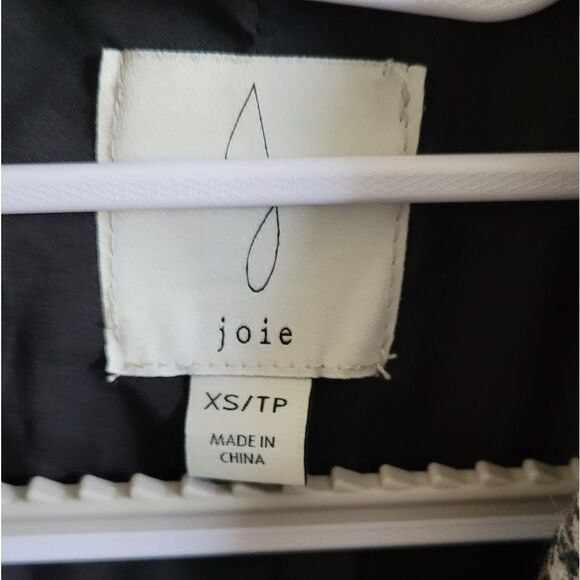 Joie Houndstooth Double Breasted Wool Blend Blazer XS (P) - Picture 10 of 12